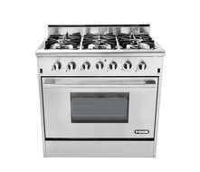 NXR DRGB3602 Professional Style Gas Range, 36", Stainless Steel N2