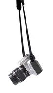 DURAGADGET Black Secure &amp; Compact Neck Strap With Adjustable Length For Canon EOS 7D, Canon EOS 350D, Canon EOS...