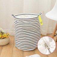 MuLuo Large Waterproof Cloth Folding Clothes Laundry Basket Toy Storage Basket Drain Laundry Basket with A Lid... N11