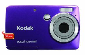 Kodak EasyShare Mini M200 10 MP Digital Camera with 3x Optical Zoom and 2.5-Inch LCD - Purple N4
