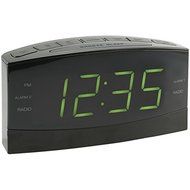 GPX C336B Dual Alarm AM/FM Clock Radio with 1.8" LED Display