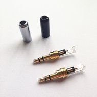Timibis@ 3 Pole 3.5mm Male Repair headphone Jack Plug Metal Audio Soldering &amp; Spring Tool Kits