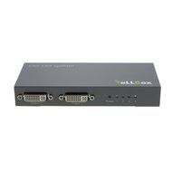 VeLLBox DVI Splitter 1x4, 4-port Splitter, 1in 4 out DVI Splitter, Support Resolution up to 1080p, 5V/3A Universal... N3