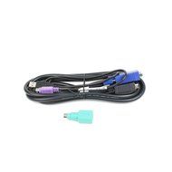 Linkskey 6 Feet Slim 2-In-1 VGA USB KVM Cable Male/Male (C-KVM-SU6) N4
