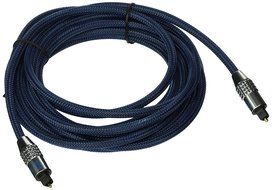 Sewell Premium Toslink Fiber Optic Cable, 40 ft