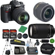 Nikon D7000 DSLR - International Version (No Warranty), 18-55mm f/3.5-5.6 DX VR, Nikon 70-300mm f/4-5.6G Nikkor...