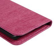 Badalink Galaxy S7 Wallet Case Wood Texture Premuim PU Leather Case Slim Fit Flip Folio Kickstand Case with Card... N14