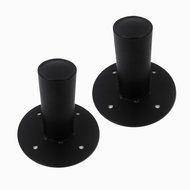 Seismic Audio - Pair of Metal PA/DJ Tripod Speaker Stand Mounts New Adapters - Top Hat Style