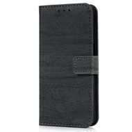Badalink Galaxy S7 Wallet Case Wood Texture Premuim PU Leather Case Slim Fit Flip Folio Kickstand Case with Card... N15
