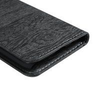 Badalink Galaxy S7 Wallet Case Wood Texture Premuim PU Leather Case Slim Fit Flip Folio Kickstand Case with Card... N16