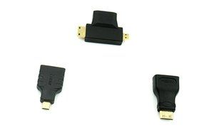 Multiple Hdmi Connector Adapters Kit (10 Adapters) 4K, 1080p, 3D, HDMI 2.0, UHD Adapters N2