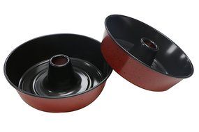 Webake 2-Pack 10 Inch and 9.4 Inch Angel Food Cake Pan, Chiffon Mold, Cake Molds N6