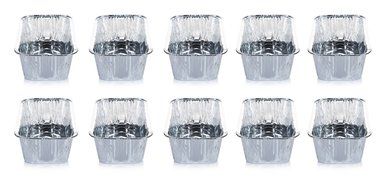 DOBI Loaf Pans - Disposable Aluminum Foil 2Lb Bread Pans, Standard Size - 8.5 X 4.5 X 2.5 Inches, Pack of 30.... N3