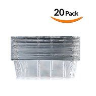 DOBI Loaf Pans - Disposable Aluminum Foil 2Lb Bread Pans, Standard Size - 8.5 X 4.5 X 2.5 Inches, Pack of 30.... N5