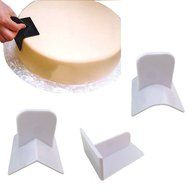 DIY Fondant Baking Supplies Cake Corner Smoothing Filter Edger Tool -White