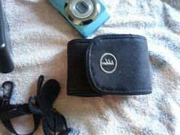 Blue Sanyo VPC-X1400 14mp Digital Camera with Wide Angle 4x Optical Zoom N6