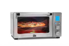Elite Platinum ETO-1231 Maxi-Matic 6-Slice Programmable Countertop Convection Oven, Silver/Black N2