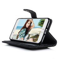 iPhone 7 Plus Case (5.5") - Wallet Flip Folio Stand Case Counterfeit Cashmere Leather Extra ID/Credit Card Holders... N12
