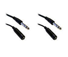 C&amp;E CNE40384 25-Feet 1/4-Inch Stereo Extension Cable, TRS, Balanced, 1/4-Inch Male to 1/4-Inch Female N4