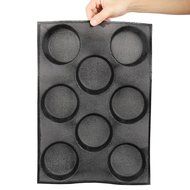 Yilove Non-stick Perforated Silicone Bread Baking Mold,4 loaf Molds N6