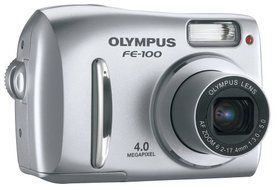 Olympus FE-100 4MP Digital Camera with 2.8x Optical Zoom N3