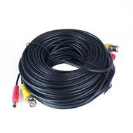Prosshop Pre-made All-in-One Siamese BNC Audio Video and Power Cord Wires 100 Feet Monitor Supply Cables Surveillance... N2