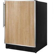 Summit ALB-753B 24&quot; 5.5 cu.ft. ADA Compliant Built-in Capable Compact Refrigerator with Automatic Defrost Hidden... N2