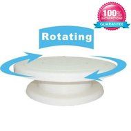 CAKE STAND. White Cake Stand 28 cm, Cake Rotating Stand, Cake Revolving Stand, Cake Decorating Turntable. Cake... N8