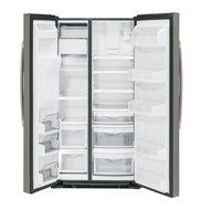 GE Profile PZS22MMKES 36" Counter-Depth Side-By-Side Refrigerator with Advanced Water Filtration, Adjustable Slide-Out... N4