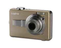 Sanyo E760 7.1MP Digital Camera with 3x Optical Zoom (Gold) N2