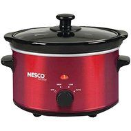New NESCO SC-150R 1.5-Quart Oval Slow Cooker (Metallic Red)