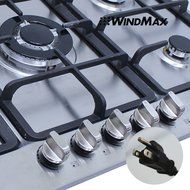 !!!ON SALE NOW!!! 34" Electric Stainless Steel Built-in Kitchen NG/LPG 5 Burner Gas Hob Cooktop N3