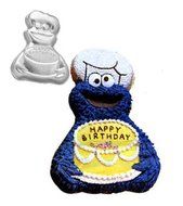 Wilton Sesame Street Cookie Monster Cake Pan (502-3193 or 502-3738, 1981-1982) N2
