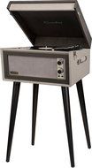 Crosley CR6233U-BK1 Dansette Sterling Portable Turntable with Aux-In, Grey N8