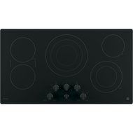 PP7036DJBB 36" Electric Cooktop with 5 Ribbon Burners, Front Center Control Knobs, Hot Surface Indicator, Keep-Warm... N2