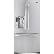 LG LFX25978ST 24.9 Cu. Ft. French Door Refrigerator with Ice and Water Dispenser - Stainless Steel N3