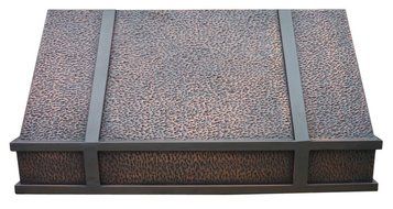 Copper Best H11 362118H Range Hood Copper 36 x 21 x 18 in with Antique Tone and Hammered Finish N2