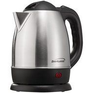 New BRENTWOOD KT-1770 1.2-Liter Stainless Steel Electric Cordless Tea Kettle