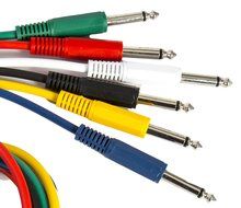 Peavey 3 Foot Colored 1/4 Inch Patch Cables, 6 Pack