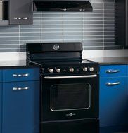 GE AV447FBS Artistry 30" Black Under Cabinet Range Hood N3