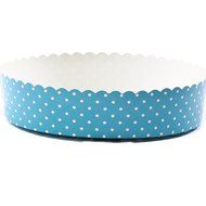 Simply Baked Paper Tart Pan, Pack of 50, Silver Geometric, 7&quot; Diameter, Great for Gift Giving or Parties, Oven... N2