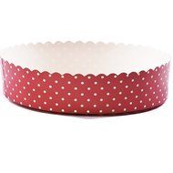 Simply Baked Paper Tart Pan, Pack of 50, Silver Geometric, 7&quot; Diameter, Great for Gift Giving or Parties, Oven... N3
