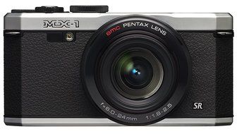 Pentax MX-1 12 MP Black Digital Camera with 4x Optical Image Stabilized Zoom and 3-Inch LCD Screen N3