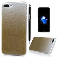 iPhone 7 Plus Case (5.5 inch) - Shockproof Flexible Soft TPU Rubber Skin Gel Bumper Protective Case Shiny Glitter... N61