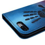 iPhone 7 Plus Case (5.5 inch) - Wallet Flip Stand Case PU Leather Case with Shockproof TPU Inner Bumper Colorful... N22