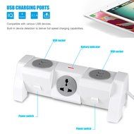 Smart 4 Rotatable Outlet Surge Protector, JBonest 6ft Power Strip with 4 USB Charging Ports Power Cord N2