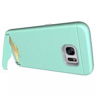 TYoung Soft TPU Brushed Skin Full Around Silicone Armor Case Shockproof Cover with Stand Support and Card Slot...