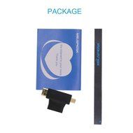 MILAPEAK (2 in 1) Mini-HDMI + Micro-HDMI Male to HDMI Female Adapter with Gold Plated, Black N5