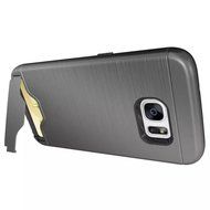 TYoung Soft TPU Brushed Skin Full Around Silicone Armor Case Shockproof Cover with Stand Support and Card Slot... N3