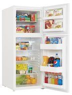 Danby DFF123C1WDB Frost-Free Refrigerator with Top-Mount Freezer, 12.3 Cubic Feet, White N5